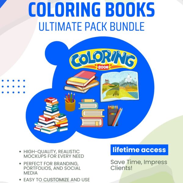 Coloring Books Ultimate Pack bundle